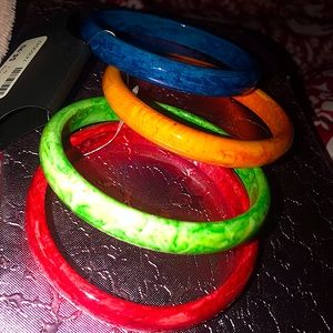 Vintage Marble Candy Effect Bangles New